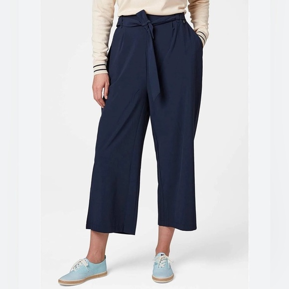 Helly Hansen Women's Siren Culotte Pants Wide Leg In Navy Size M - Picture 1 of 12